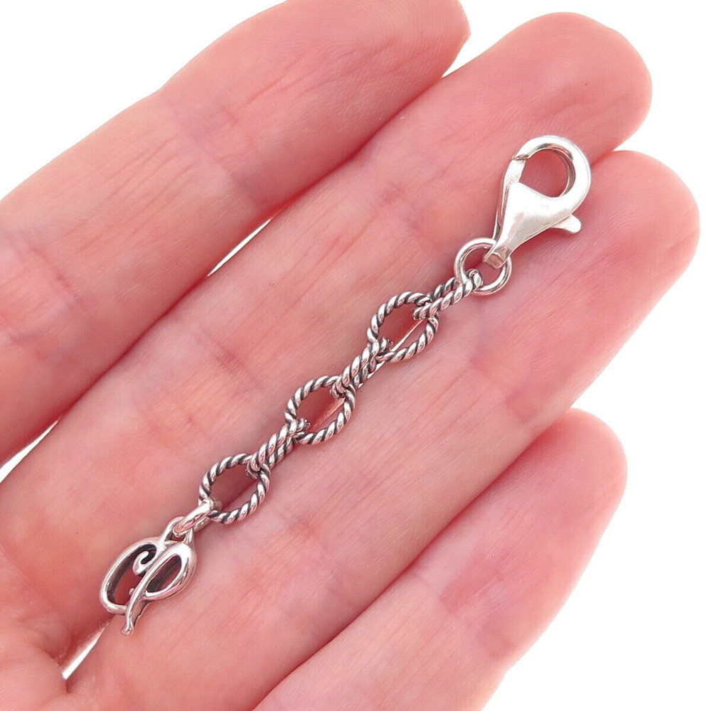 Carolyn Pollack Sterling Silver Vintage Bracelet / Necklace Chain Extension 2"